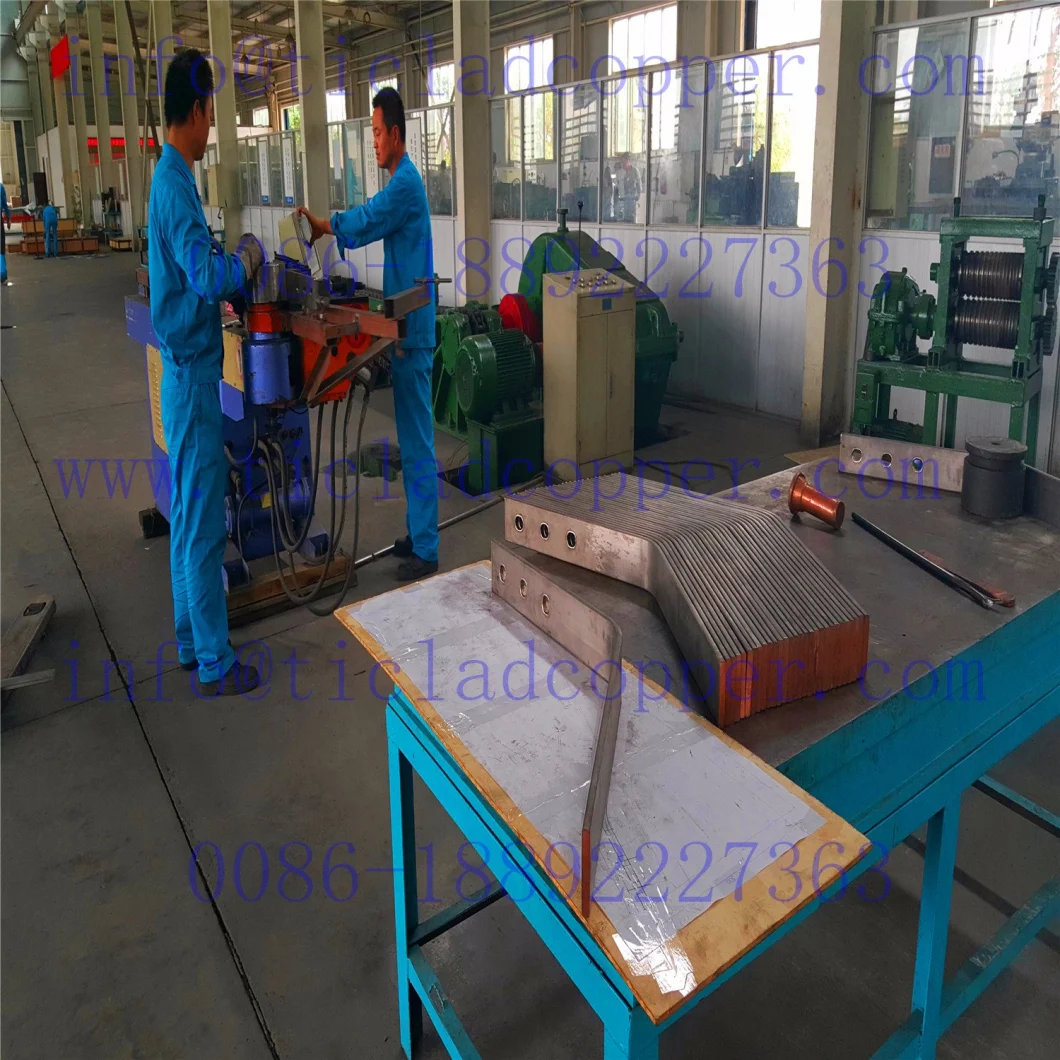 Gr2 Titanium Clad Copper Pipe/Tube Anode for Electroplating